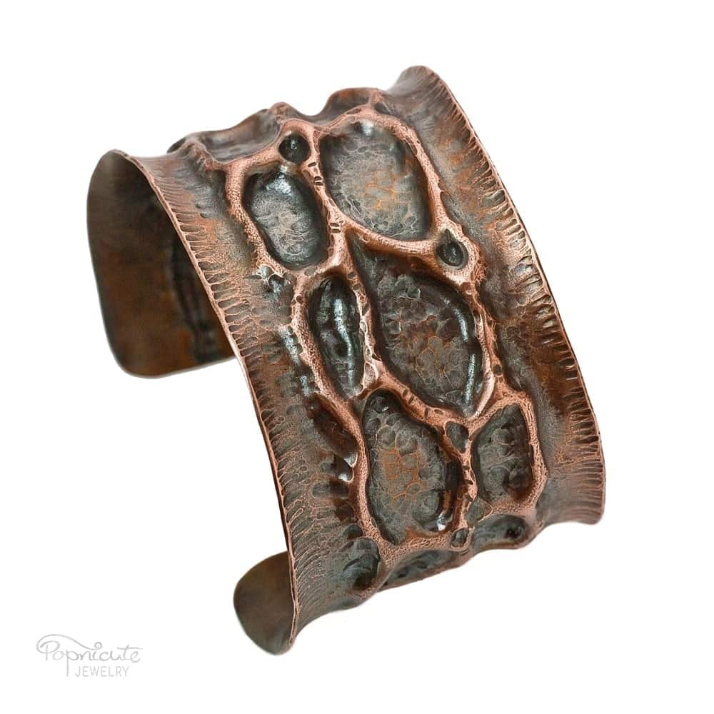 Extra large clearance copper bracelet